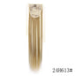 Long Straight Clip-in Ponytail Hair Extension Black