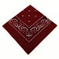 Unisex Polyester Paisley Bandana Hair Wrap