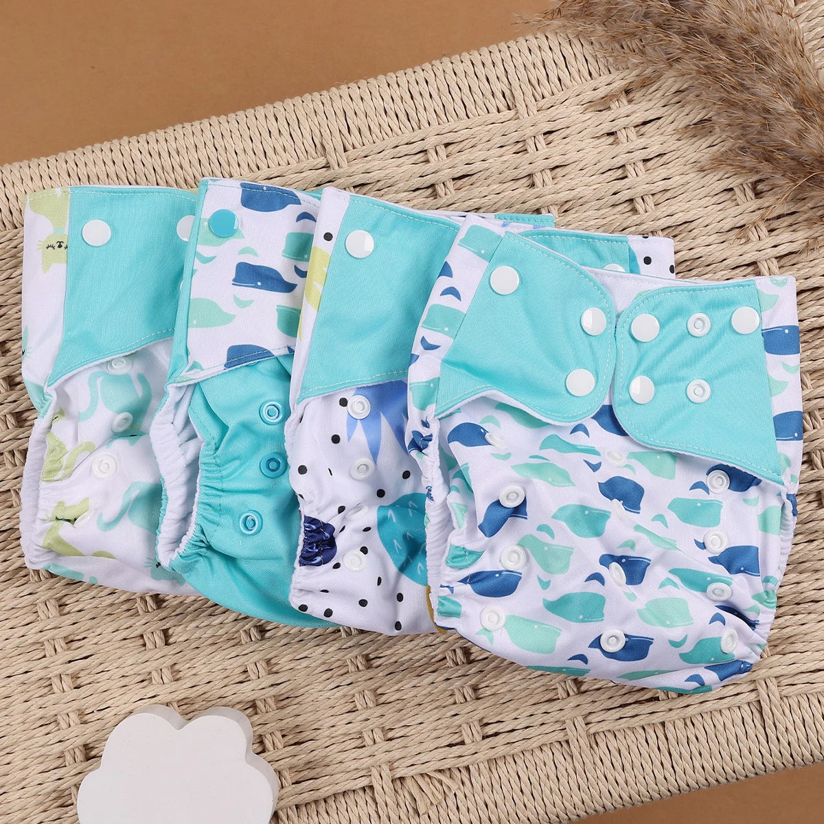 Happyflute Eco-Friendly Cloth Diaper Set for Babies