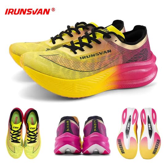 IRUNSVAN Carbon Plate Marathon Running Shoes for Men