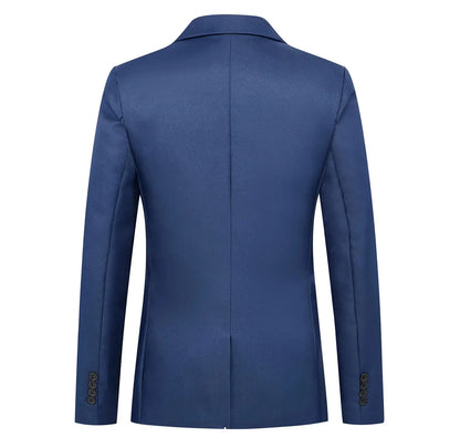 Men's Slim Fit Non-Ironing Casual Suit Jacket