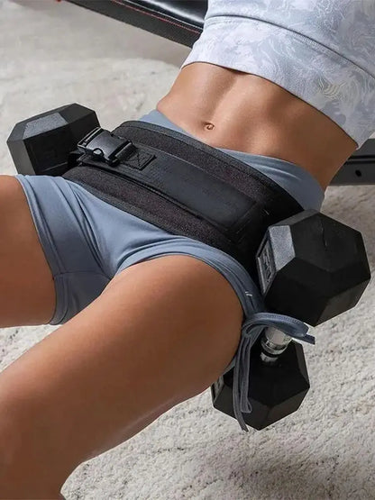 Adjustable Weighted Waist Belt - Home Gym