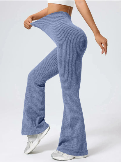Women's High- Waist Bell Bottom Pants