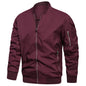 Men's Lightweight Casual Bomber Jacket Polyester