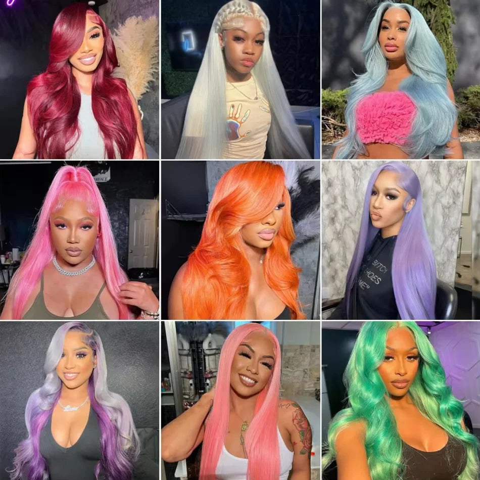 250% Density Honey Blonde Lace Front Wig 13x6 Human Hair