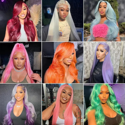 250% Density Honey Blonde Lace Front Wig 13x6 Human Hair