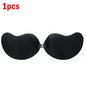Invisible Push Up Bra Self-Adhesive Silicone Black Skin