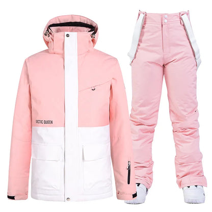 Unisex Winter Snow Ski Suit Jacket and Pants Set