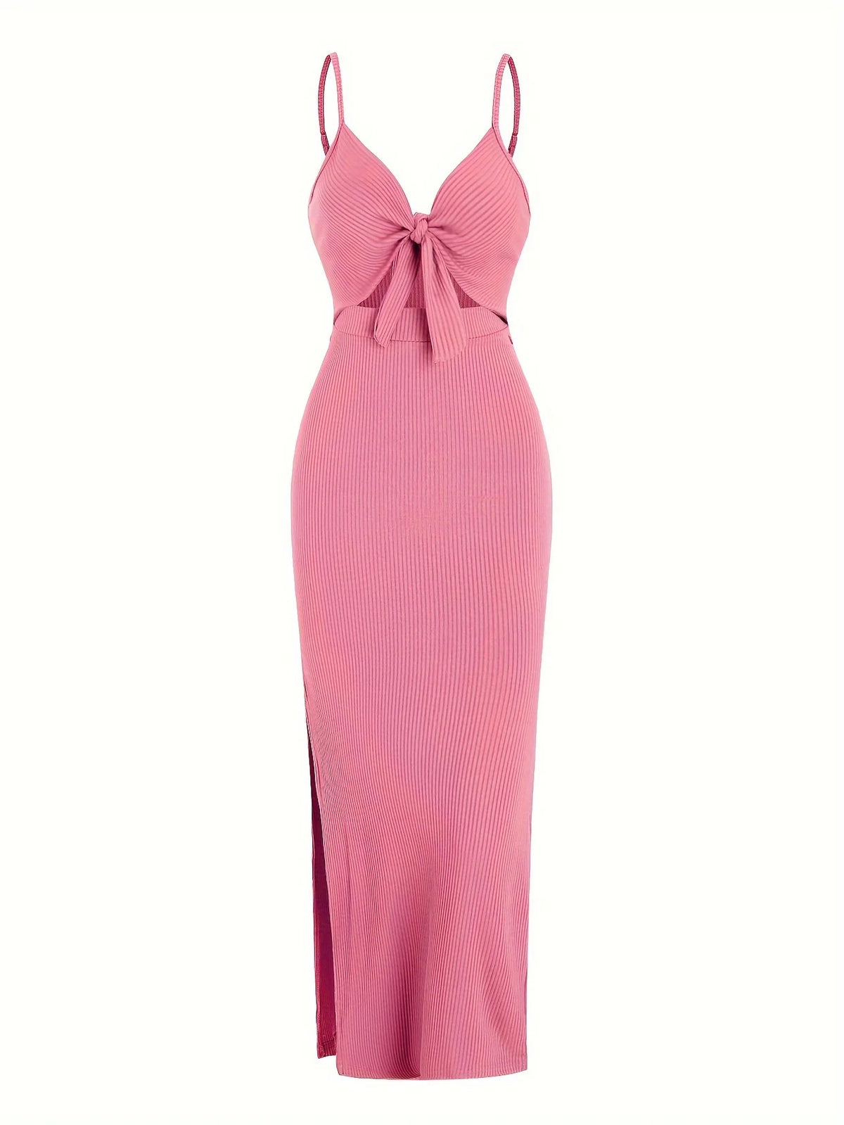 Knit Backless Sleeveless Dress for Women