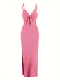 Knit Backless Sleeveless Dress for Women
