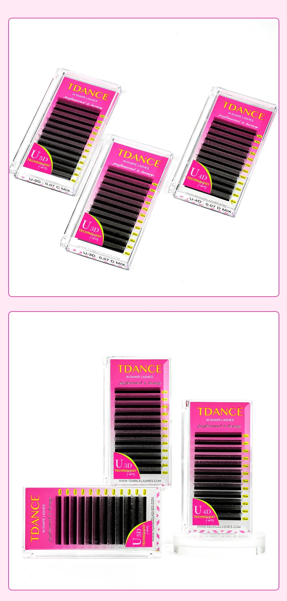 TDANCE U-Shaped 3D Eyelash Extensions