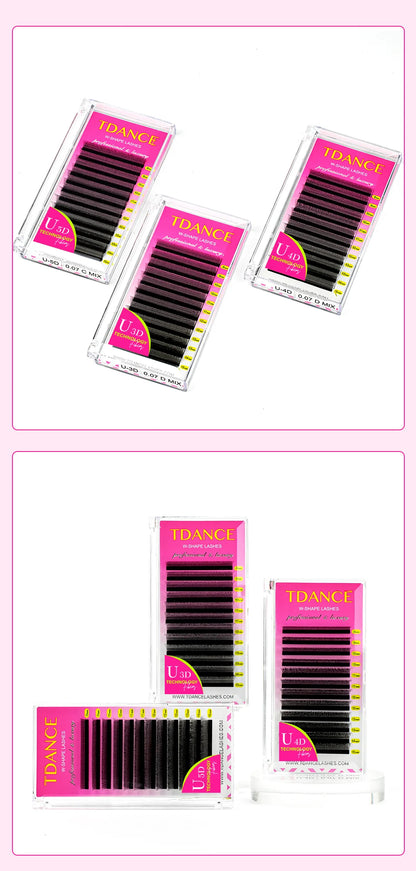 TDANCE U-Shaped 3D Eyelash Extensions