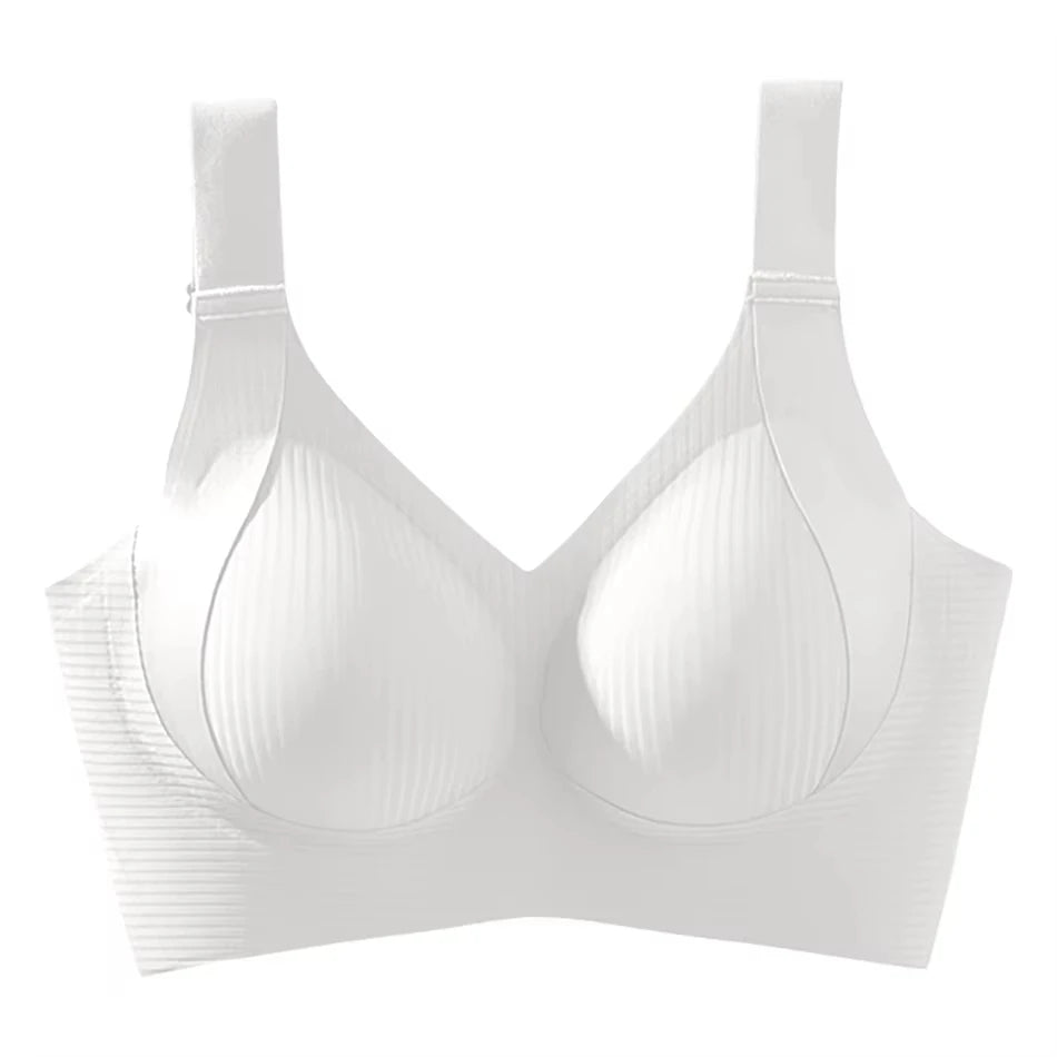 Women's Seamless Wire-Free Bra, Thin Style, Large Size