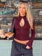 Kpop Black Hollow Out Mini Dress Women Elegant Turtleneck