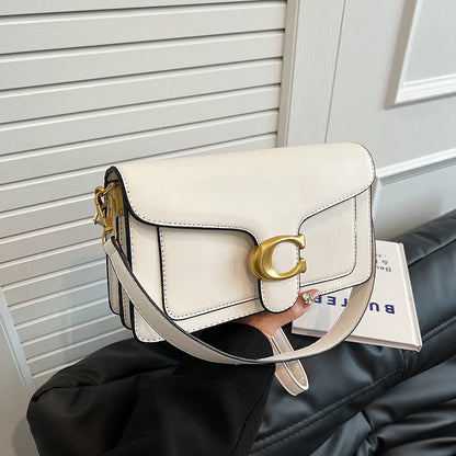 Women's Solid Color Small Square Shoulder Bag