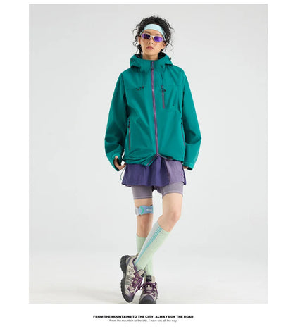 Unisex Waterproof Hiking Jacket Windbreaker