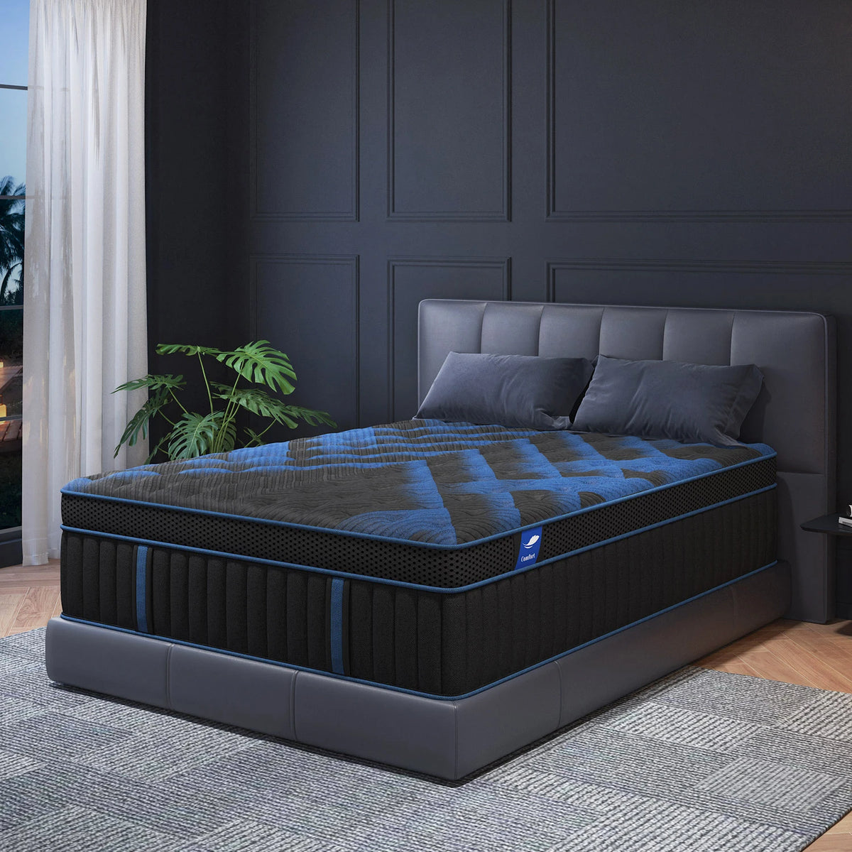 12 Inch Gel Memory Foam Hybrid Pocket Spring Mattress