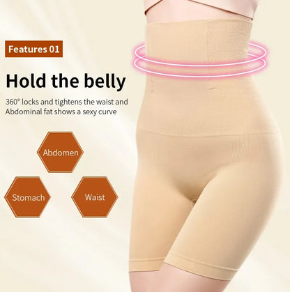 YBFDO Women's High Waist Shaper Pants Slim Shorts