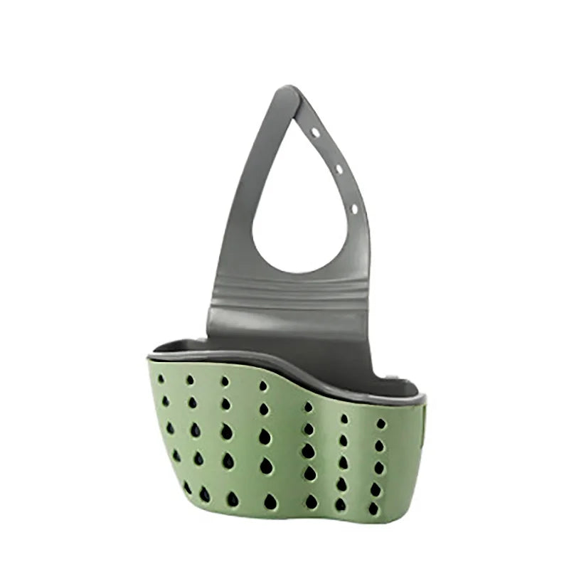 Kitchen Sink Drain Basket Silicone Holder Organizer