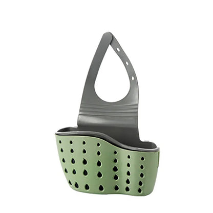 Kitchen Sink Drain Basket Silicone Holder Organizer