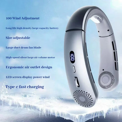 5-Speed Lightweight Wearable Neck Fan