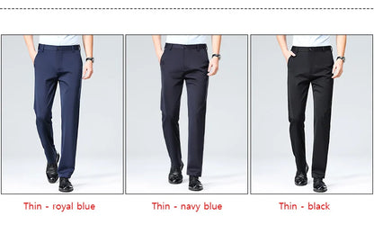 Men's Summer Casual Suit Pants Plus Size 28-42