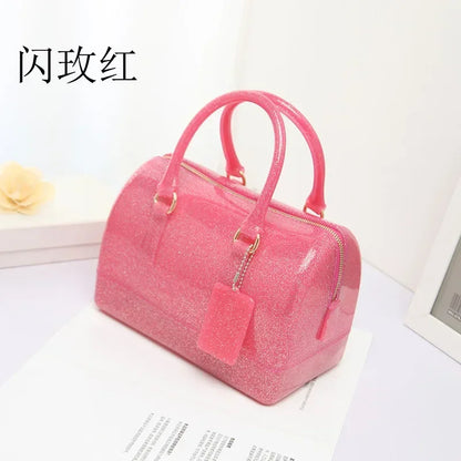 Jelly Bag Crossbody Pillow Bag in Macaron Colors