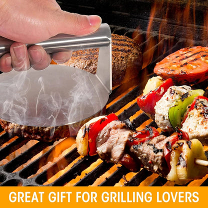 Stainless Steel Hamburger Meat Press Non-Stick Tool
