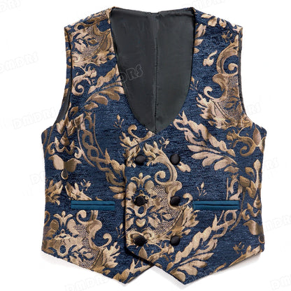 Luxury 4-Piece Suit Set for Boys, Slim Fit, Polyester