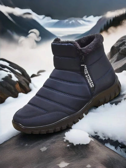 Men's Winter Zipper Snow Ankle Boots