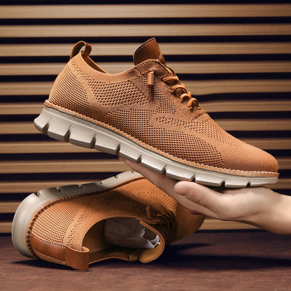 Men's Large Casual Fly-Weave Mesh Sports Shoes