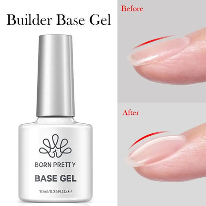 BORN PRETTY 10ml Rubber Gel Top Coat for Nails