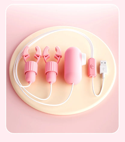 Vibrating Suction Nipple Clamps for Women