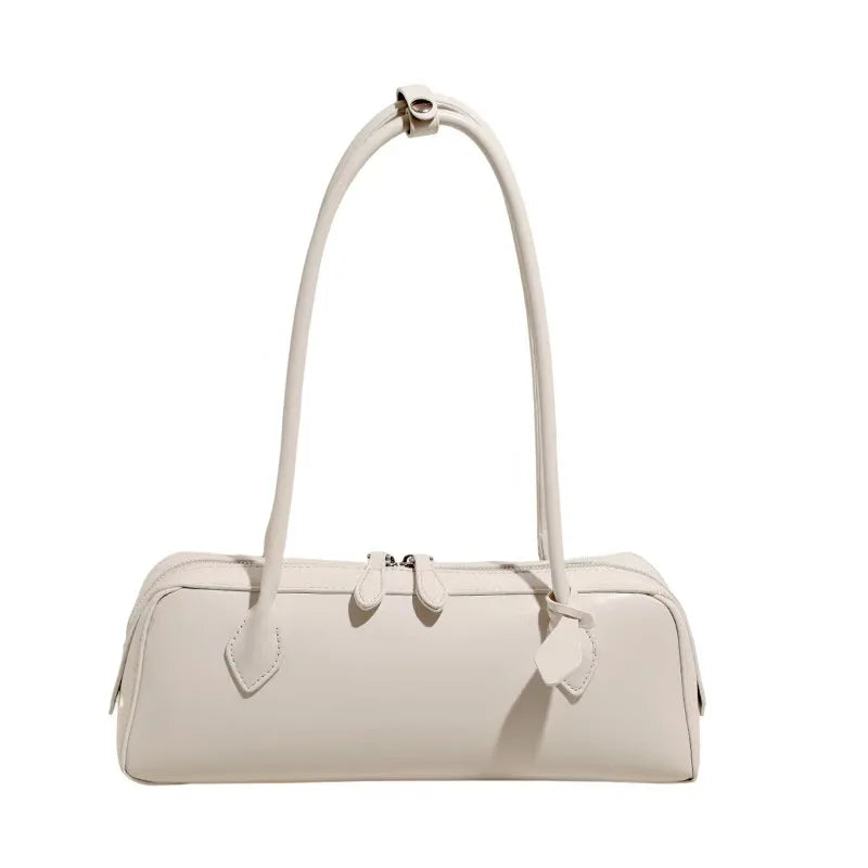 Vintage Cowhide Shoulder Bag for Women