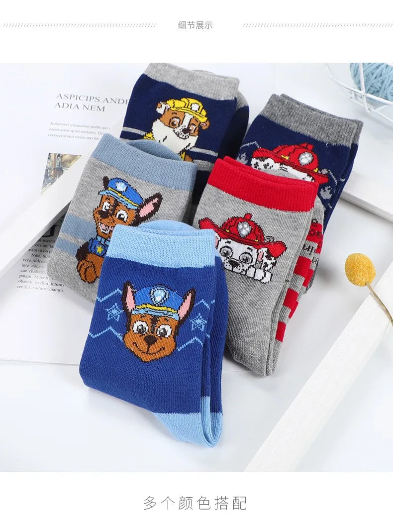 Genuine Paw Patrol Cartoon Socks for Kids
