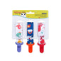 Chain Baby Pacifier Clip Set with Cartoon Print