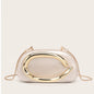 Gold PVC Evening Clutch Bag for Women