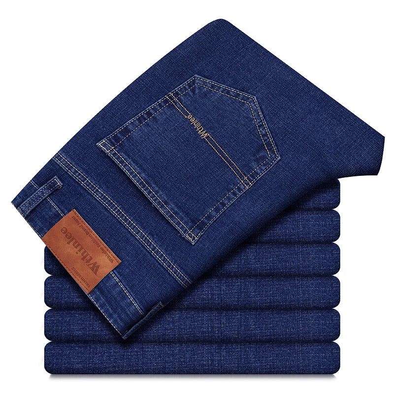 Wthinlee Men's Casual Straight Denim Jeans