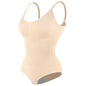 Women Seamless V-Neck Bodysuit Shapewear Red Blue