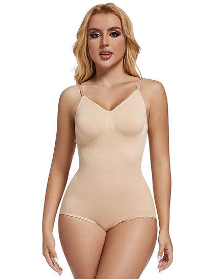 Low Back Bodysuit Shapewear for Women Black