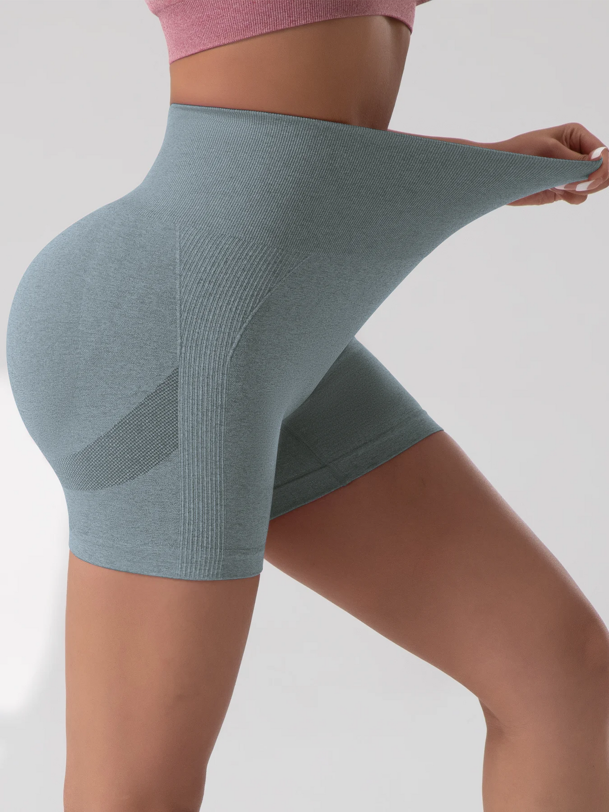 Tie Dye High Waist Gym Shorts for Women