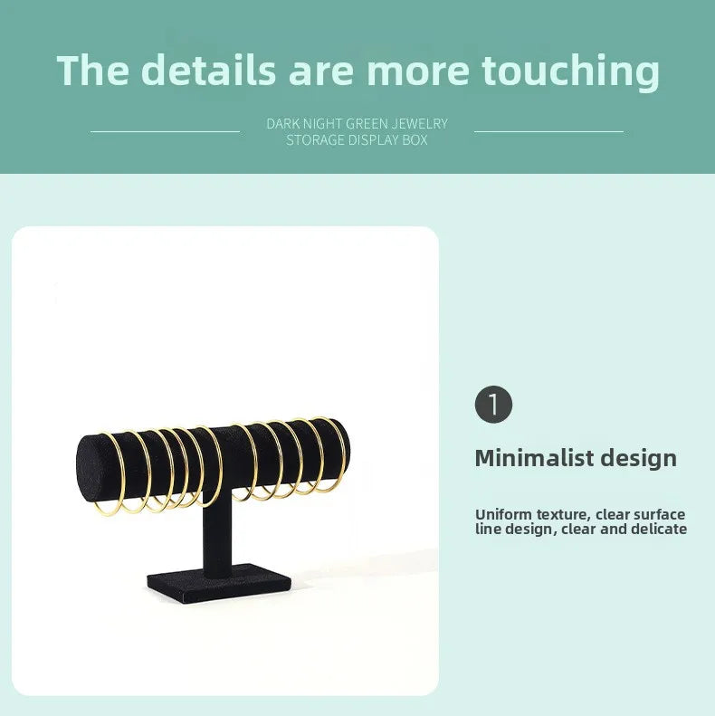 Flannel Single-layer Bracelet Rack Jewelry Display Rack