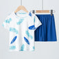 Children's Summer Short Sleeve Shorts Set