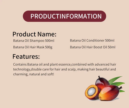 Batana Oil Shampoo & Conditioner Set (500ml)
