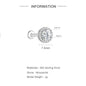 Canner Moissanite Stud Earrings 925 Sterling Silver