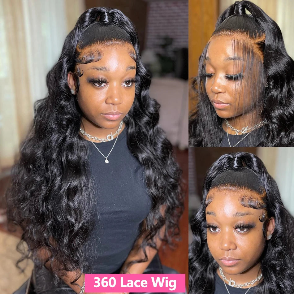 Body Wave Lace Front Wig Human Hair 200 Density