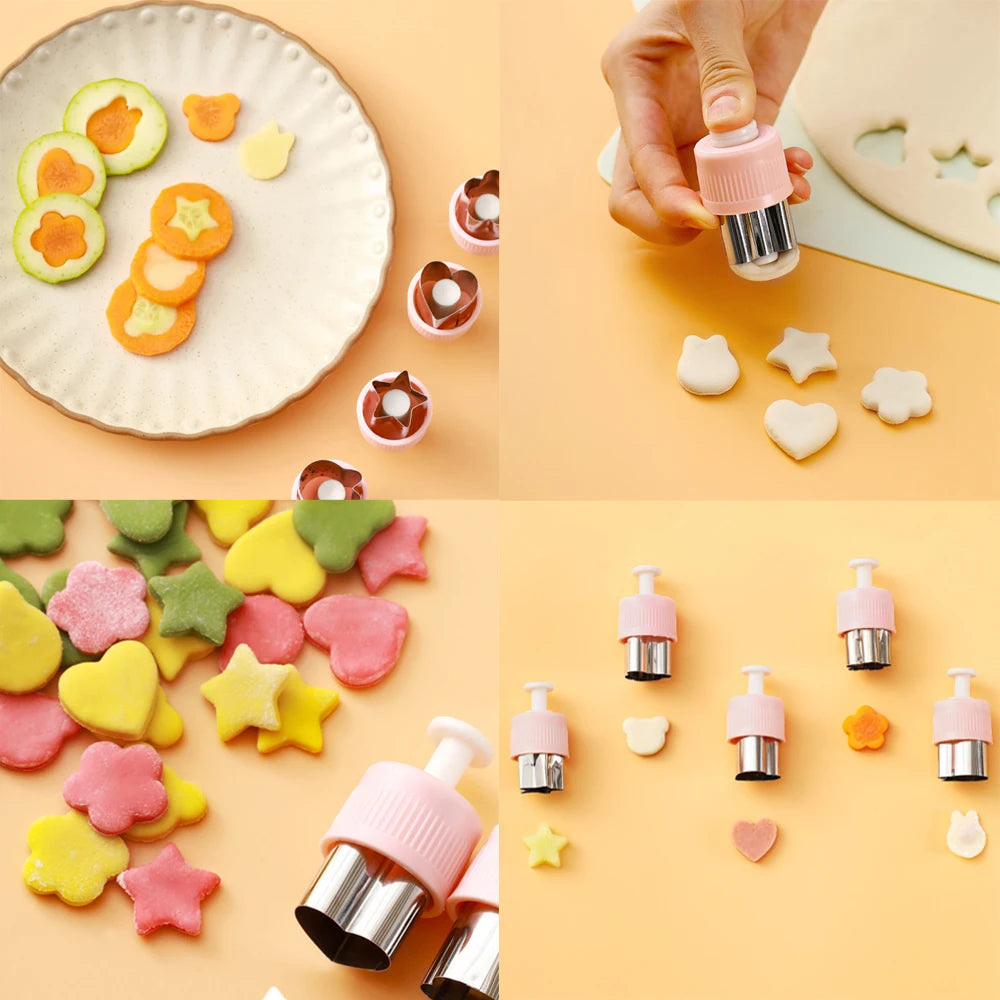 8PCS Stainless Steel Butterfly Cookie Cutter Set