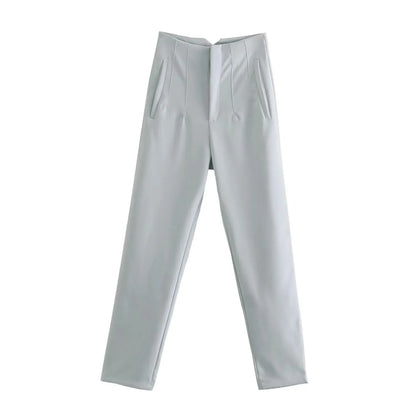 Koekop High Waist Pencil Trousers for Women