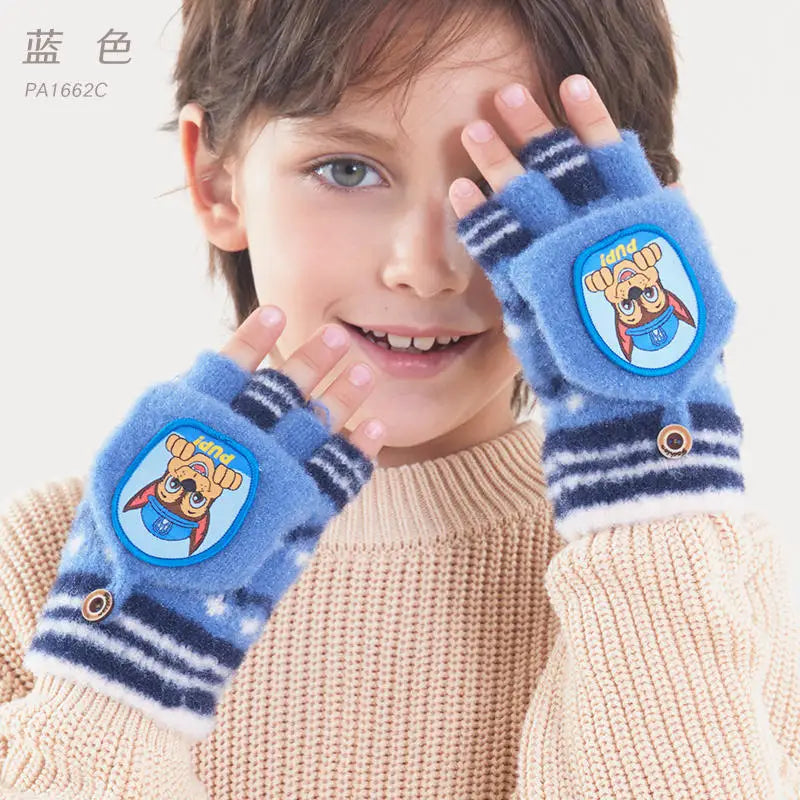 Paw Patrol Winter Gloves for Kids Unisex Polyester