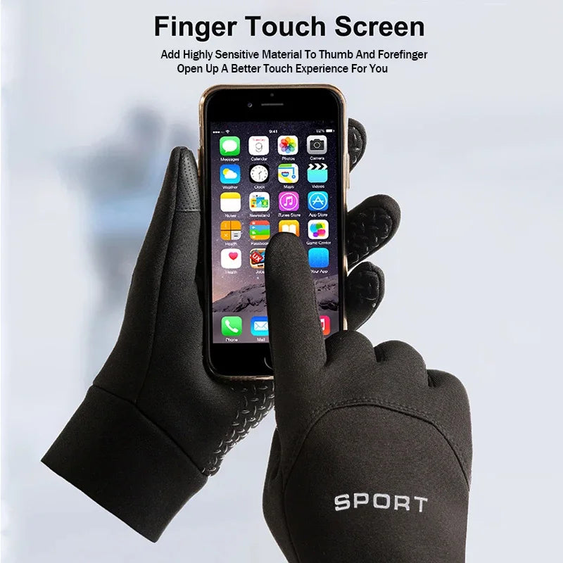 Winter Warm Touch Screen Cycling Gloves for Sports